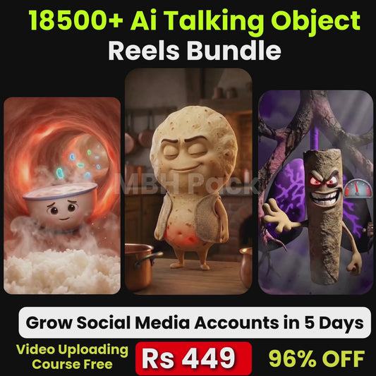 18500+ Ai Health Tips Reels Bundle Object Talking